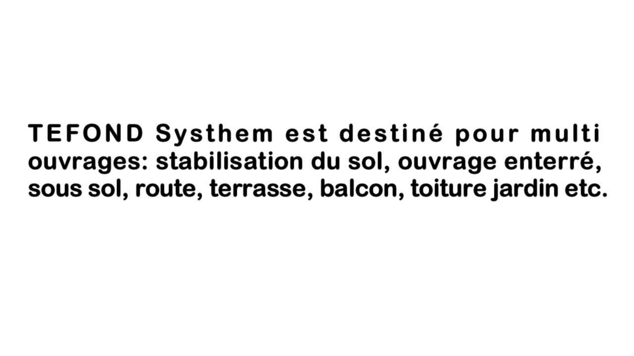 Soubassement TEFOND